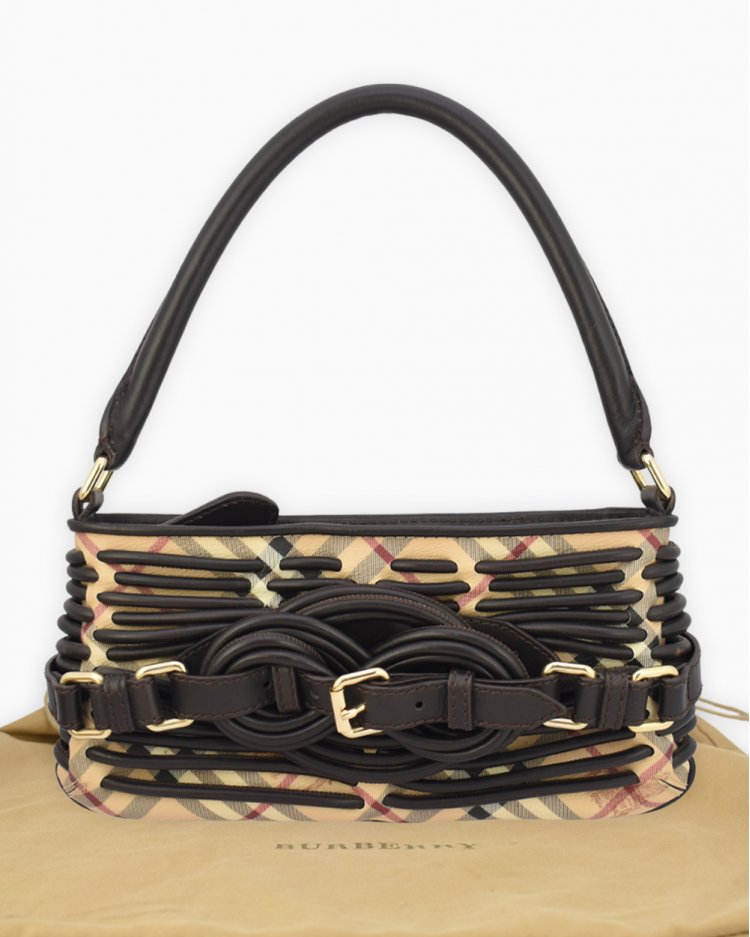 Bolsa Burberry original Prorsum shoulder bag xadrez feminina